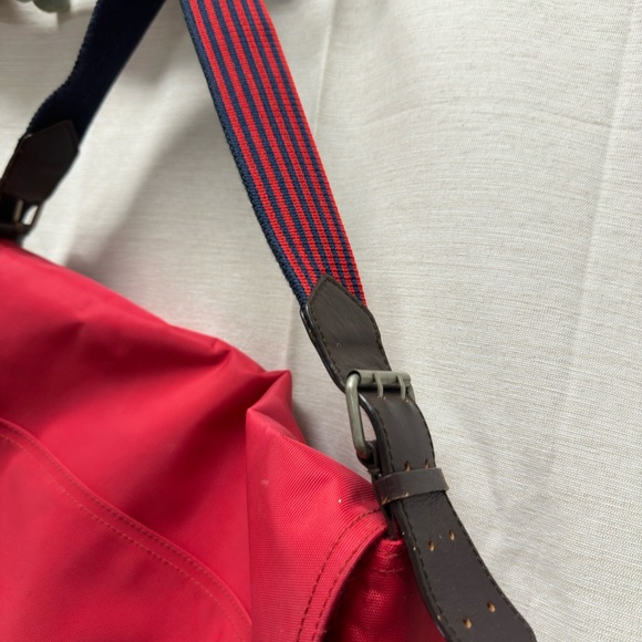 Ralph Lauren Y2K Messenger Bag Crossbody strap Red-fits IPads/Laptops - Picture 4 of 8